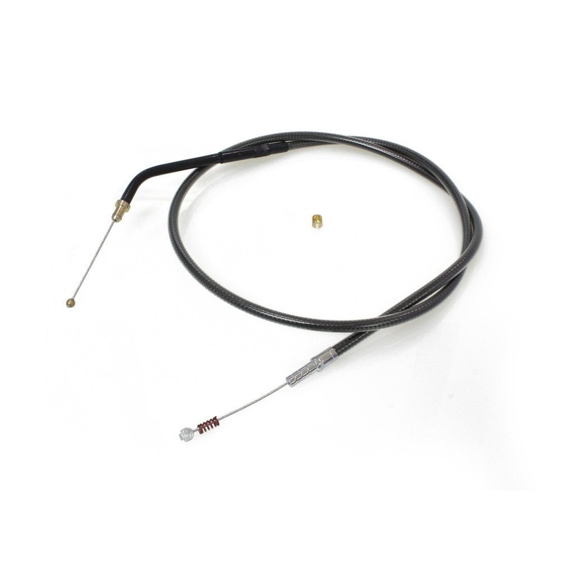 38in. Idle Cable – Black Pearl. Fits Sportster 2007-2021.