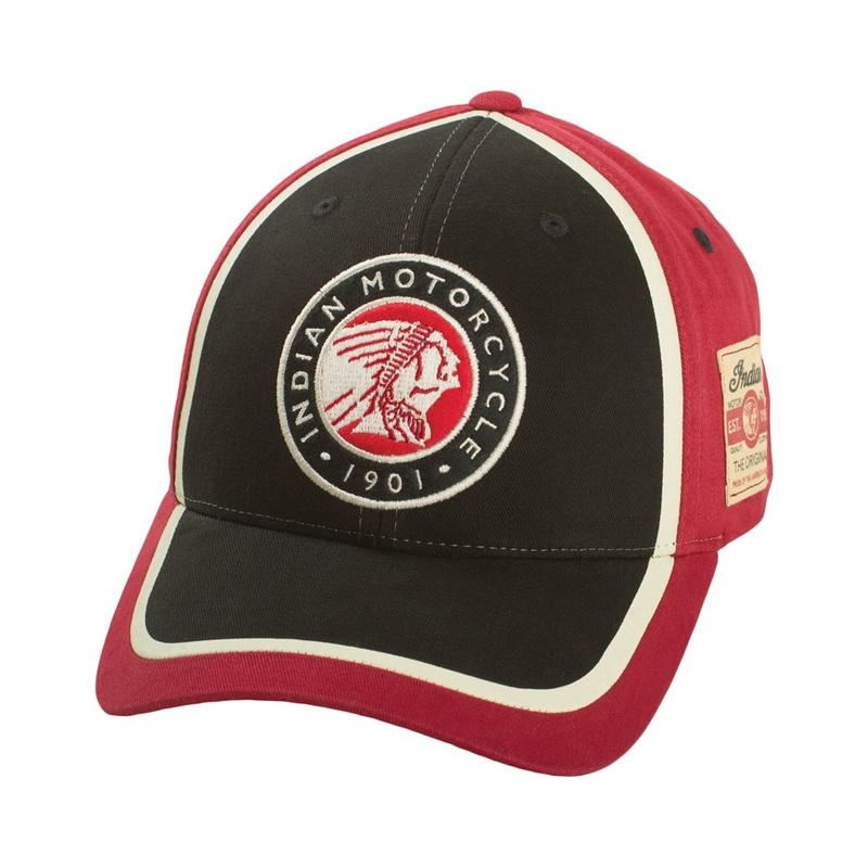 Circle Patch Hat – Red/Black