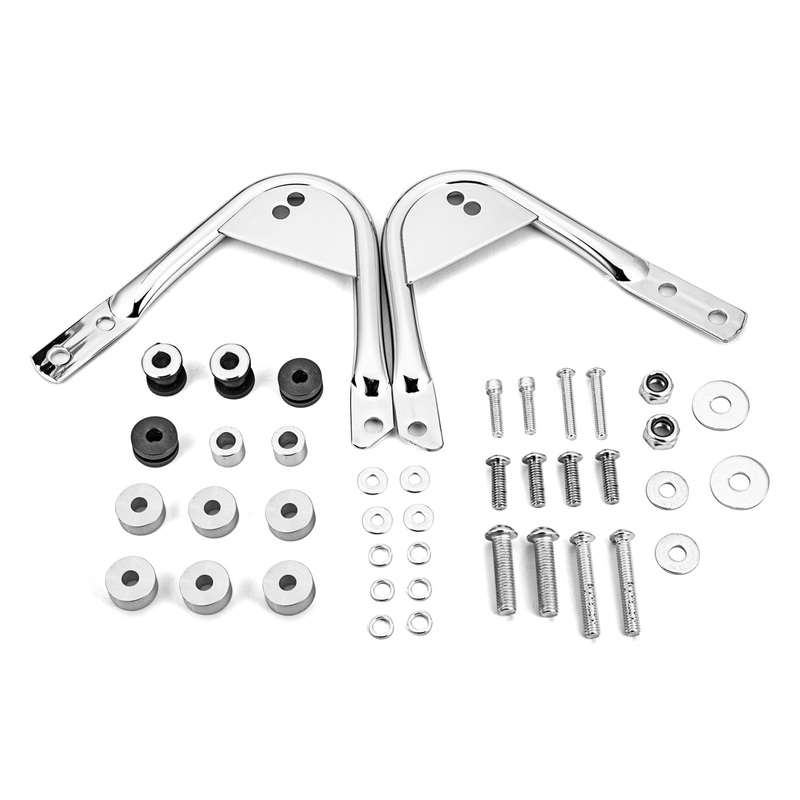 Quick Detach Sissy Bar Tour Pack Rack Docking Kit For Harley Road King FLTR FLHT