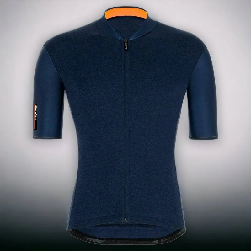 Santini SS21 Color Short Sleeve Jersey Nautica Blue