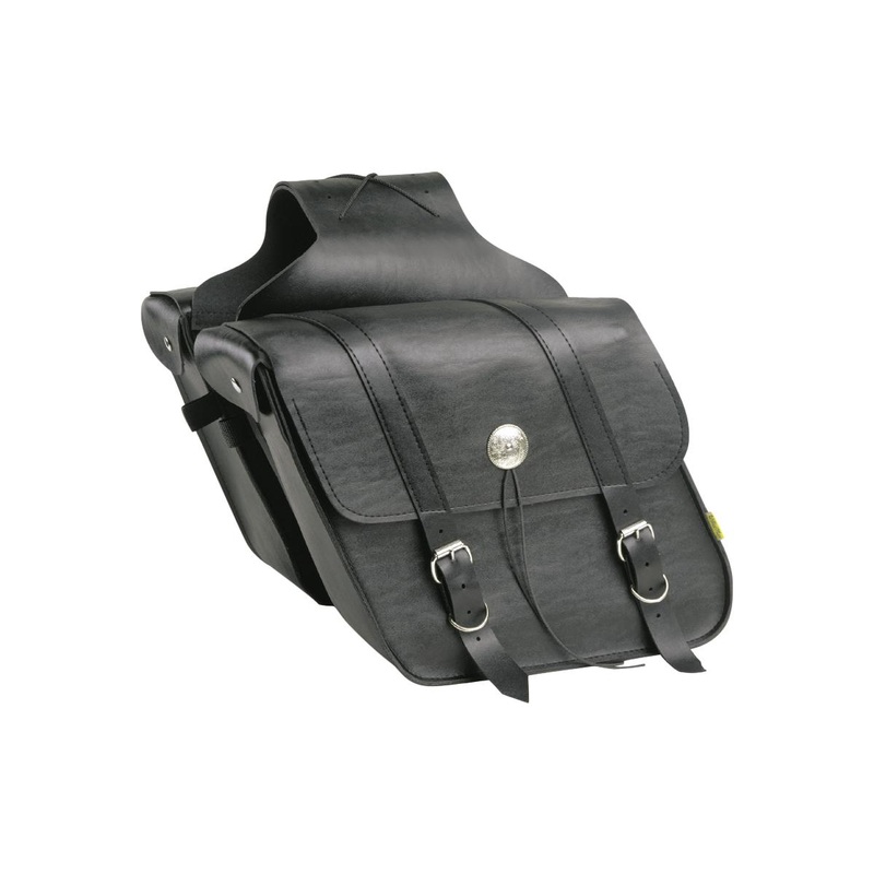 Willie & Max Standard Slant Throw Over Saddlebags Black