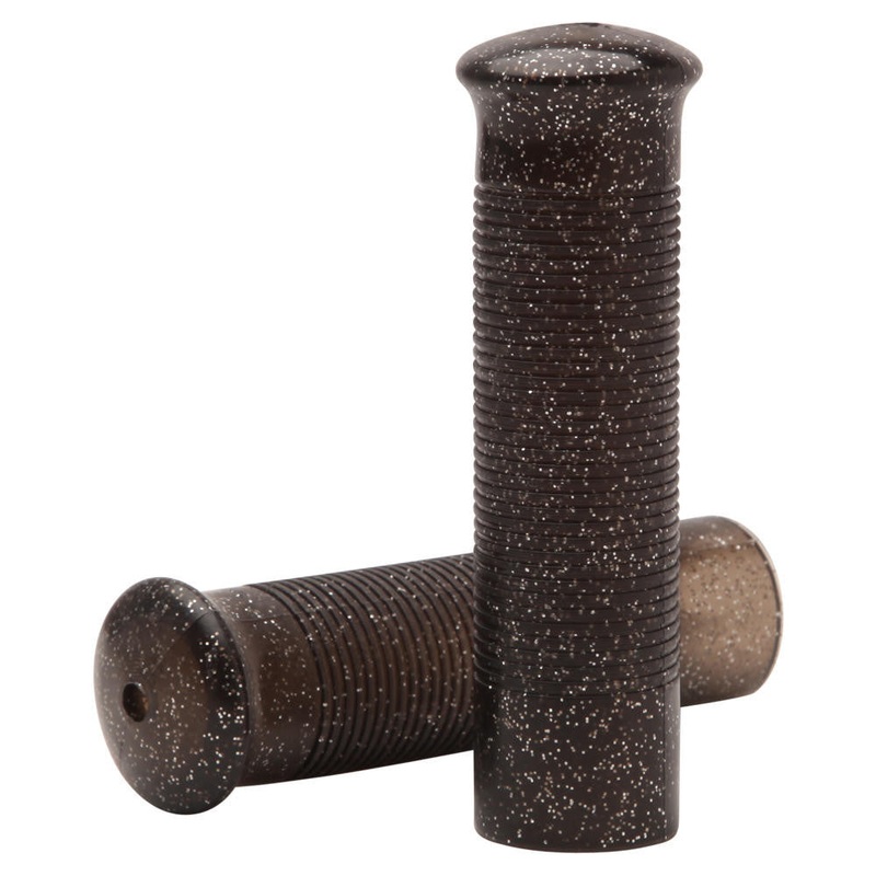 Black Metal Flake Grips