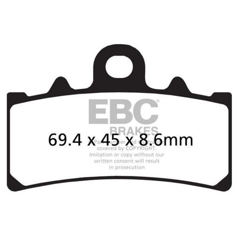 Brakes – FA606HH Fully Sintered – EBC (Front)