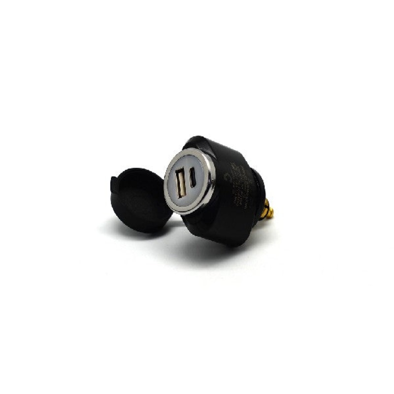 DIN (Hella) to 36W PD USB-C + QC 3.0 (MINI)