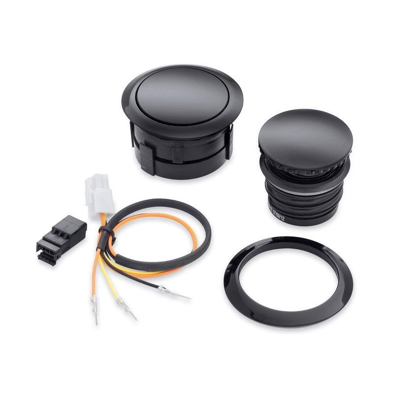 Harley-Davidson 75327-09D Flush-Mount Fuel Cap and Gauge Kit