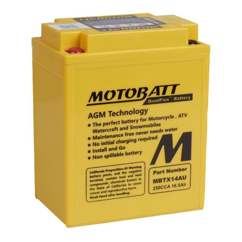 Motobatt Battery Quadflex AGM – MBTX14AU