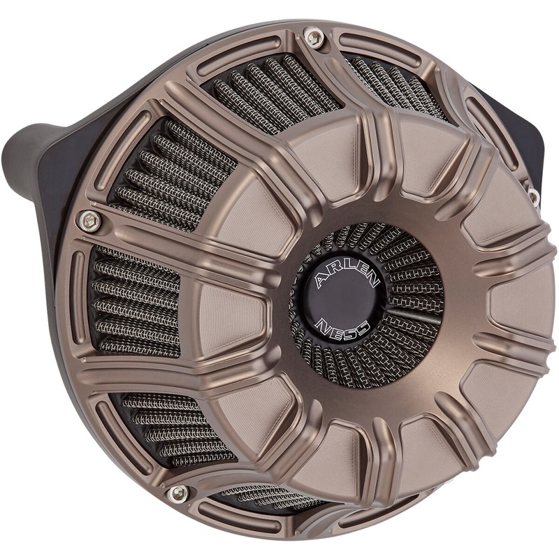 10-Gauge Inverted Series Air Cleaner, Titanium – 00-17 Twin Cam
