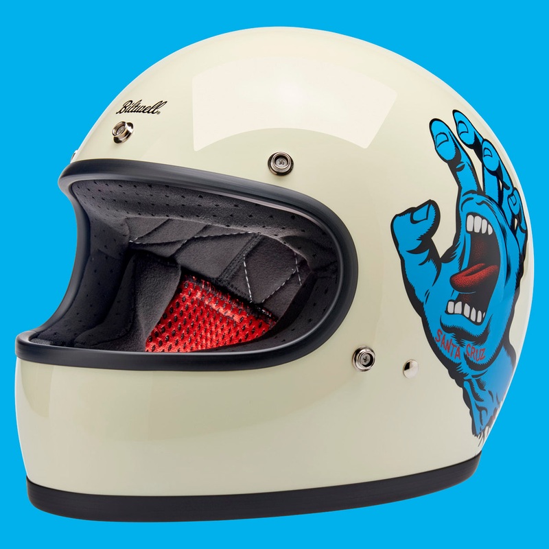 Biltwell – Gringo ECE R22.06 Helmet – Santa Cruz Collab