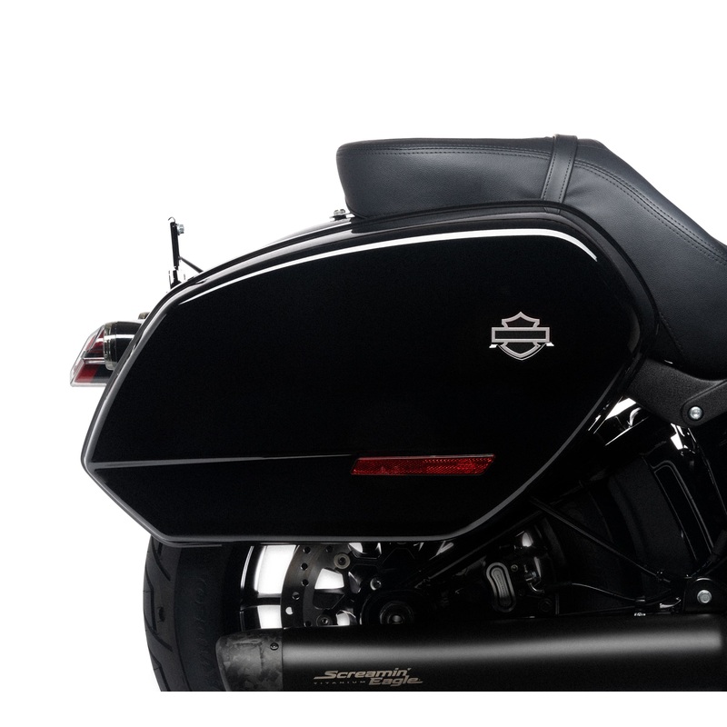 Harley-Davidson 90202838DH FXLRST Saddlebags  Vivid Black