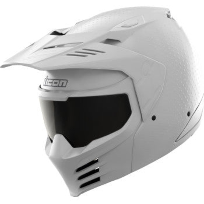 Icon Elsinore Monotype White Helmet
