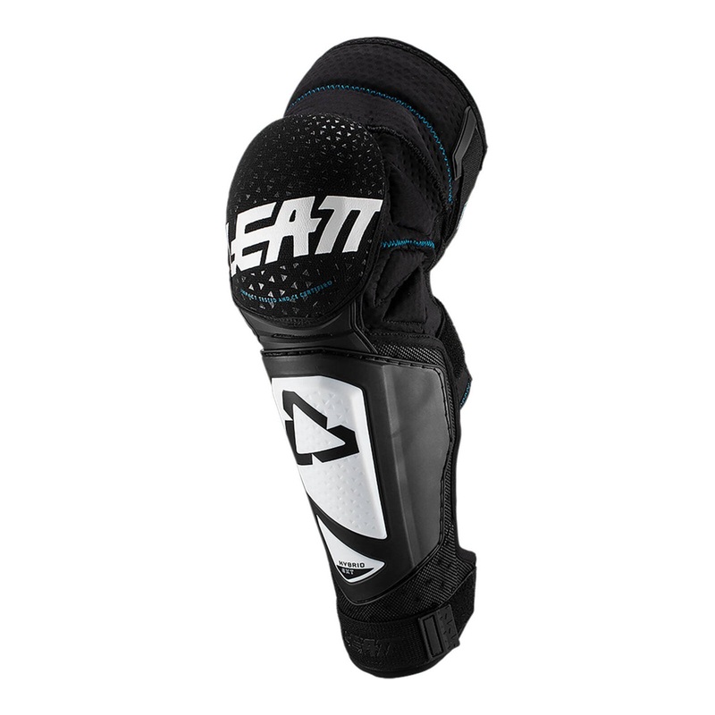 Leatt 3DF Hybrid Knee & Shin Guard Extension – White/black