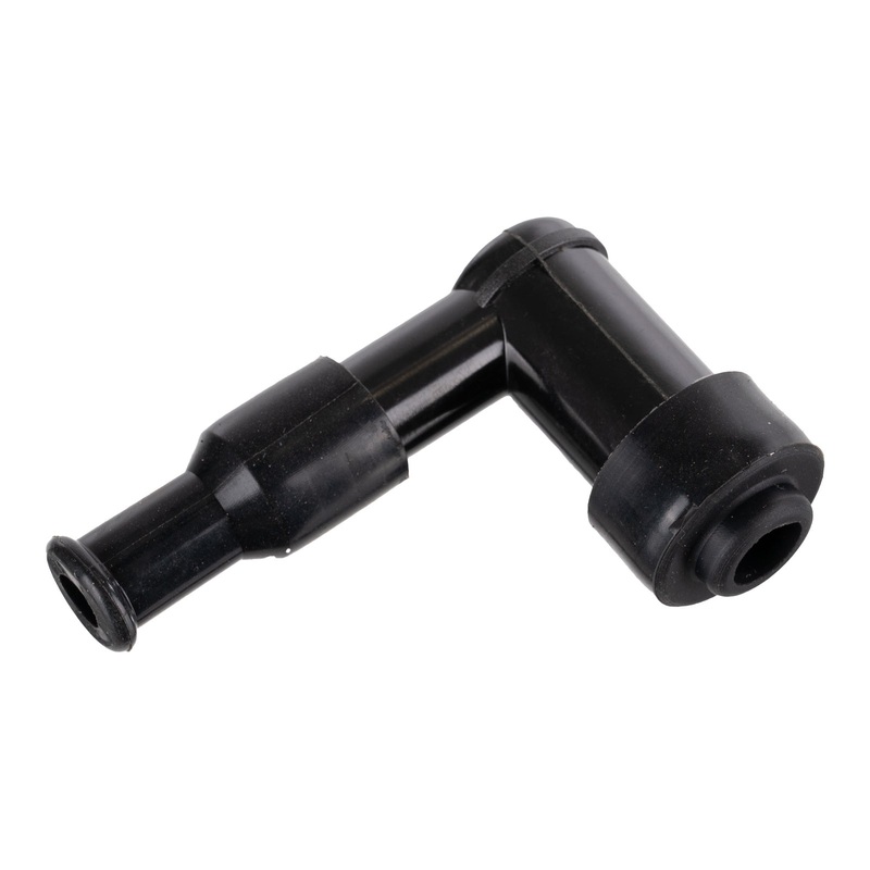 Whites Spark Plug Cap (Replaces LD05F) Right Angle – Black