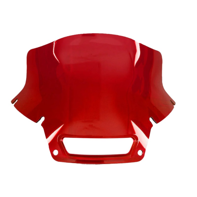 8.5″ Windshield With Recurve, Red – 22+ FXLRST