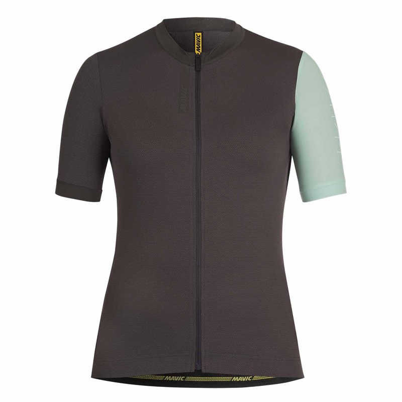 Mavic Essential Ladies Short Sleeves Cycle Jersey Carbon Mint