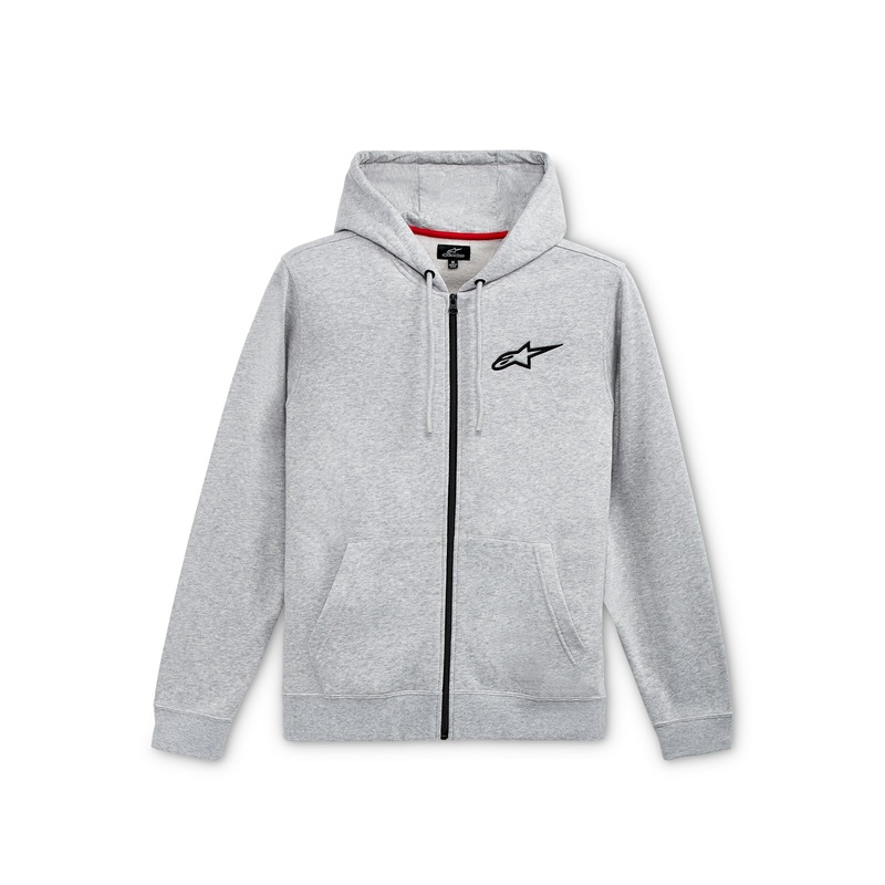 Alpinestars Ageless Chest Hoodie Grey Heather Black 1212536001126