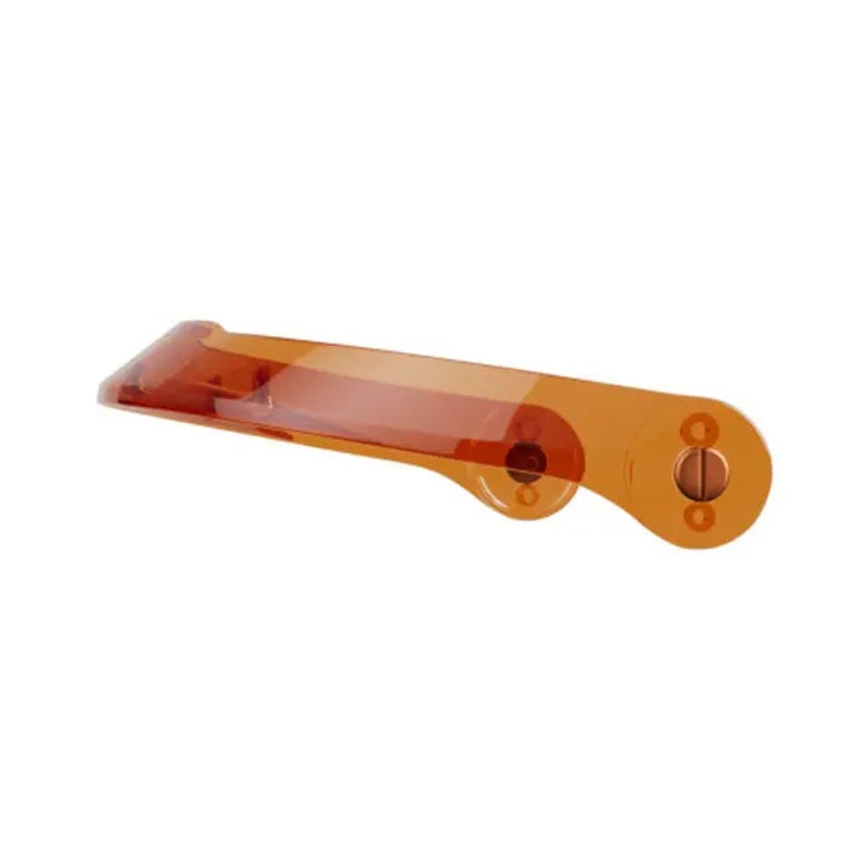 John Doe JD/One Helmet Short Peak Orange Transparent