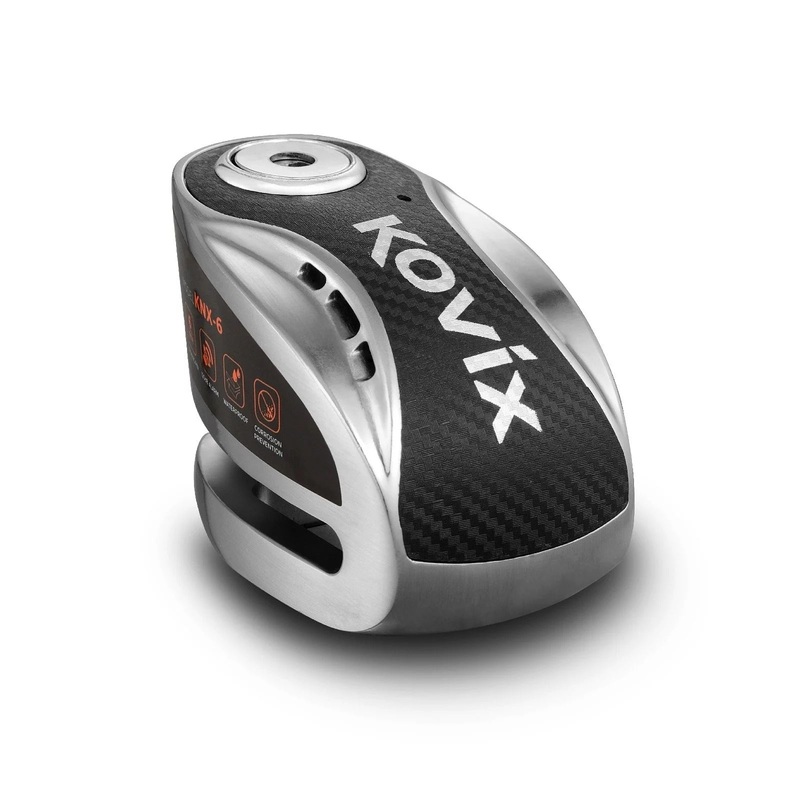 Kovix KNX6  Disc Alarm – Brushed Metal