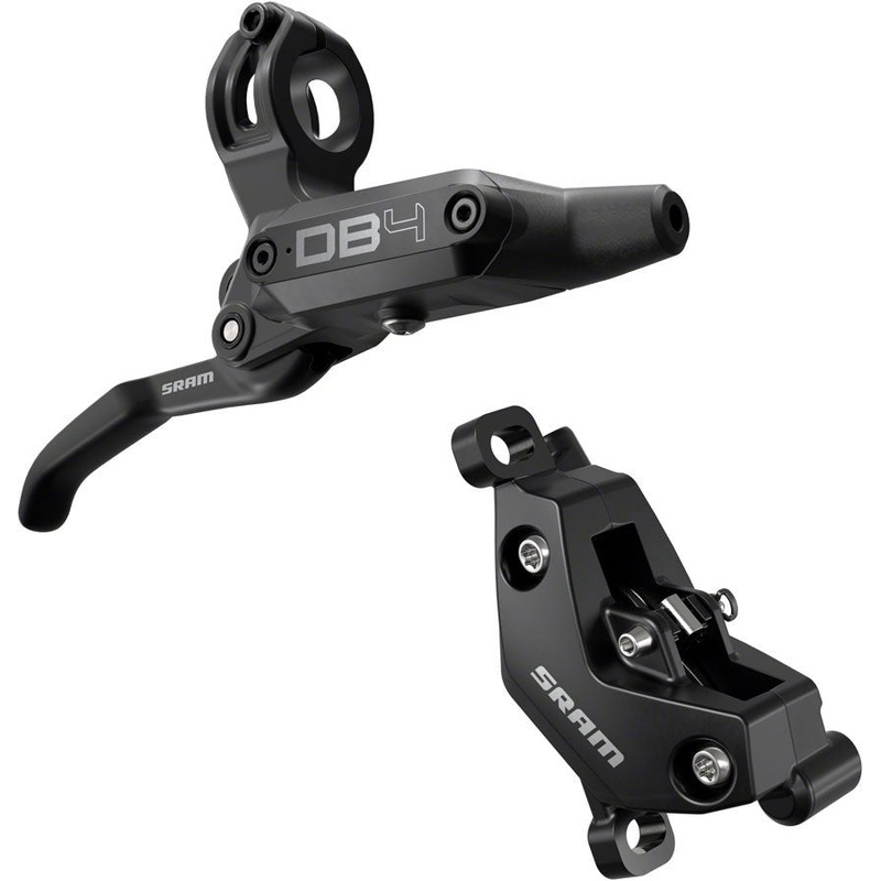 SRAM DB4 Disc Brake – Right Side Lever Works as Front or Rear – 2000mm Hose – 4-Piston – A1