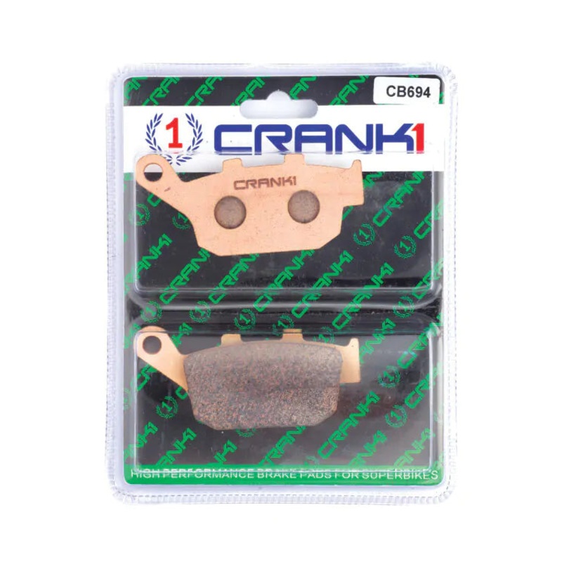 BRAKE PADS REAR HONDA CBR 650R 2019 ONWARDS-CB694-CRANK1 Sintered Brake Pad