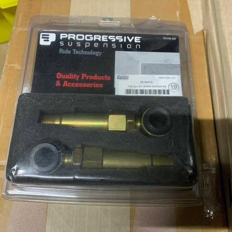 Harley Davidson Softail 84/88 Progressive lowering kit gold colour