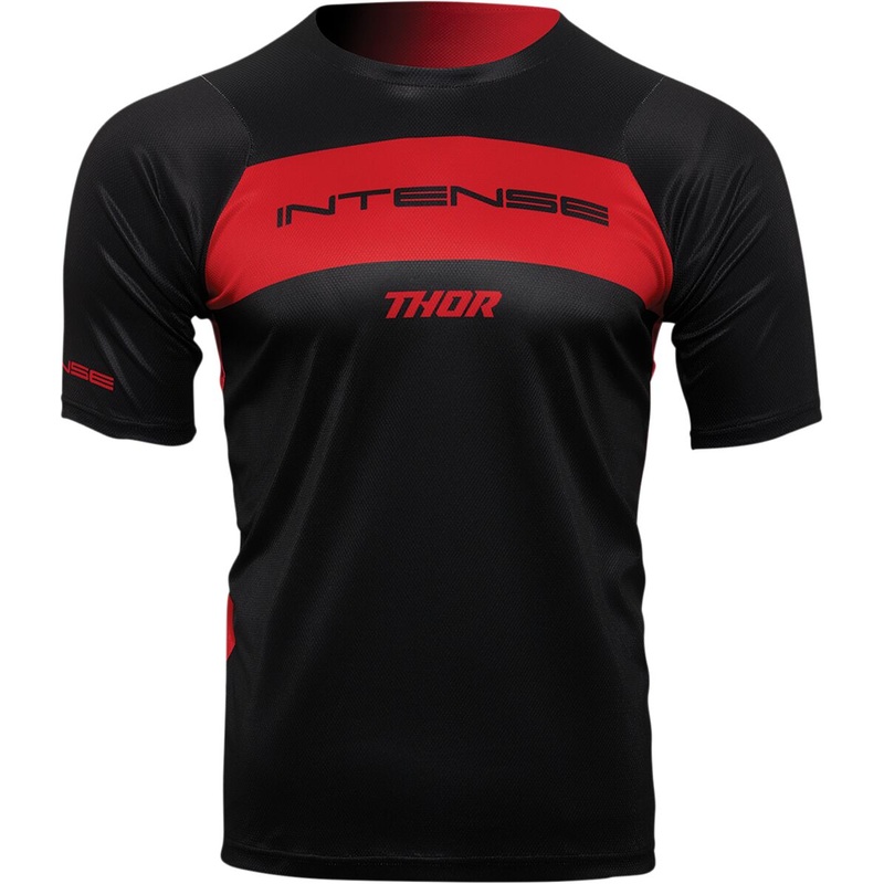 Thor Intense Short Sleeves MTB Jersey Dart Black / Red