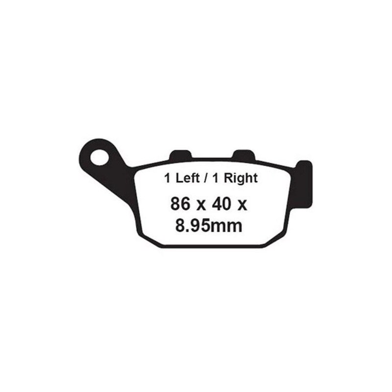 Brakes – FA496V Semi Sintered – EBC (Rear)