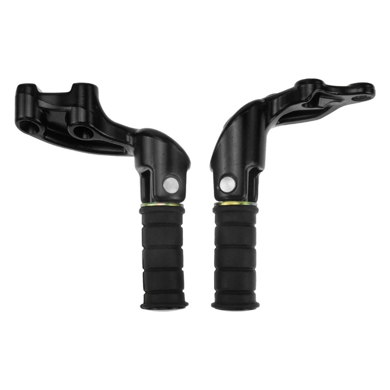Foldable Rear Passenger Footpegs for Indian Scout Bobber 2015-2020 Matte Black | Mactions