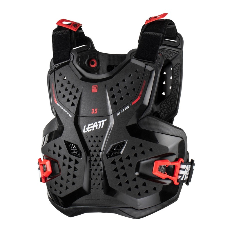 Leatt 3.5 Junior Chest Protector – Black / Red