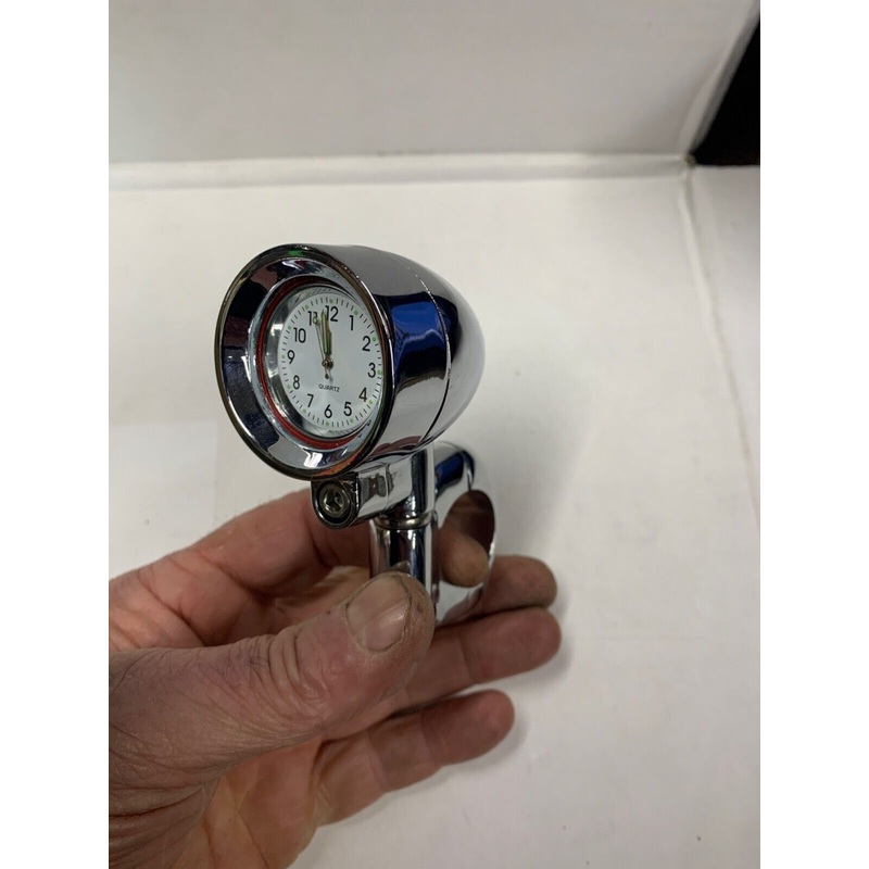 Motorcycle bullet Clock Motorbike for Harley Davidson Triumph Kuryakyn Housing