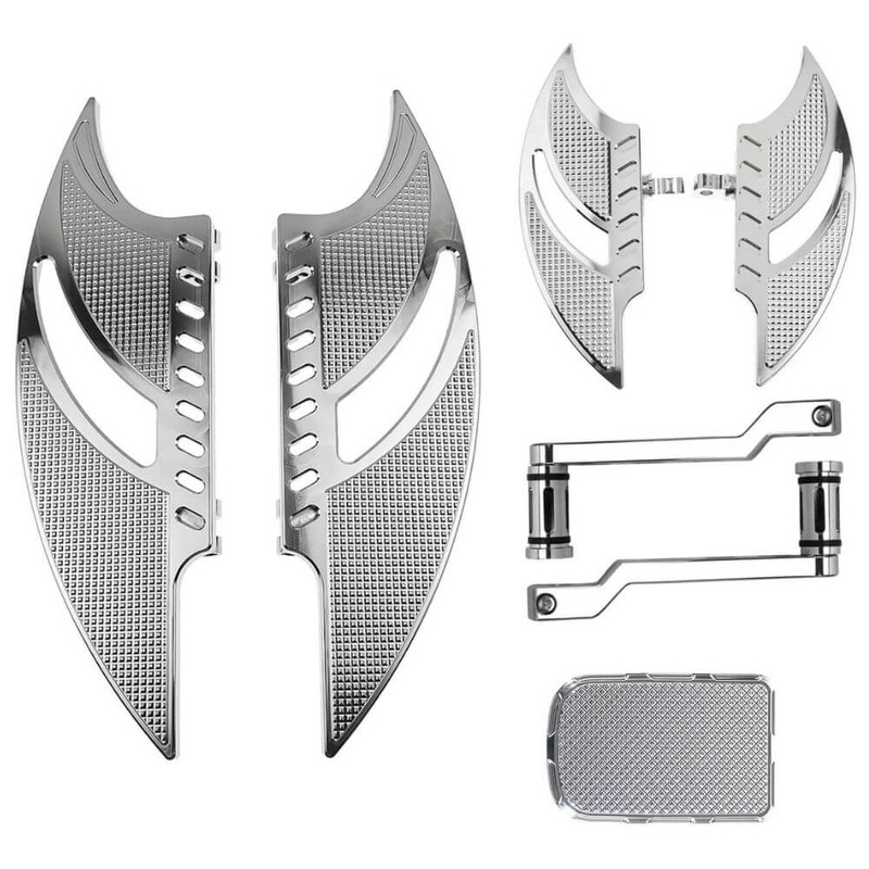 Rider Passenger Floorboards Set Shift Lever Pegs Pedal Fit Harley Touring Softail | Mactions