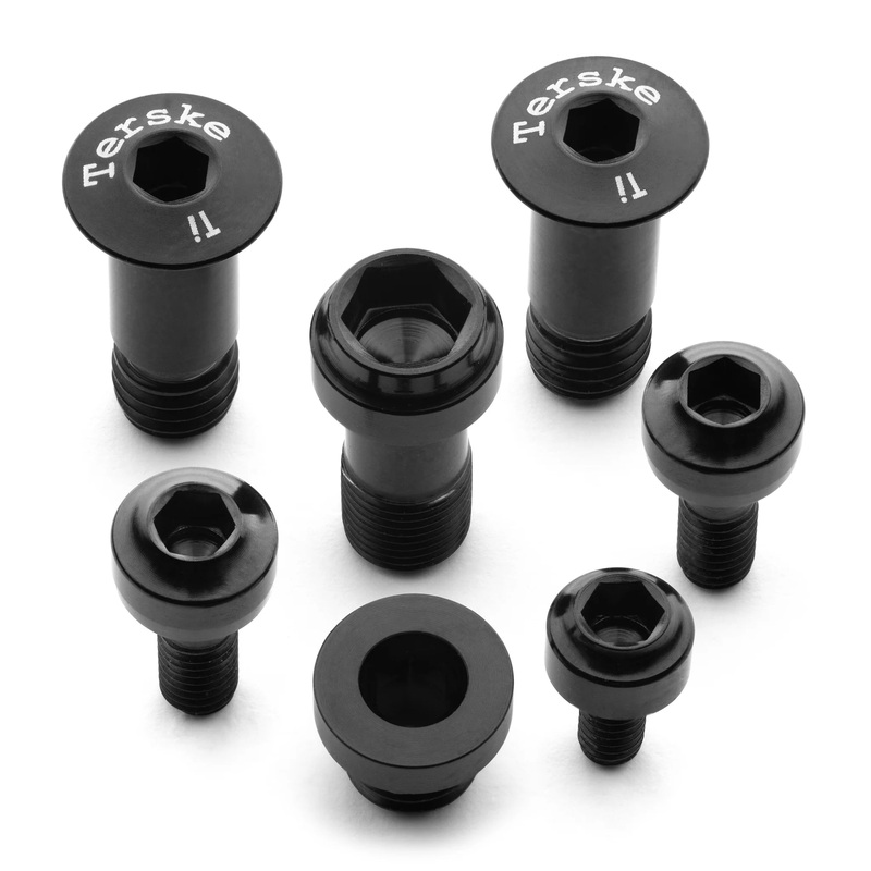 Terske Bolt Kit Rear Derailleur Transmission X Black