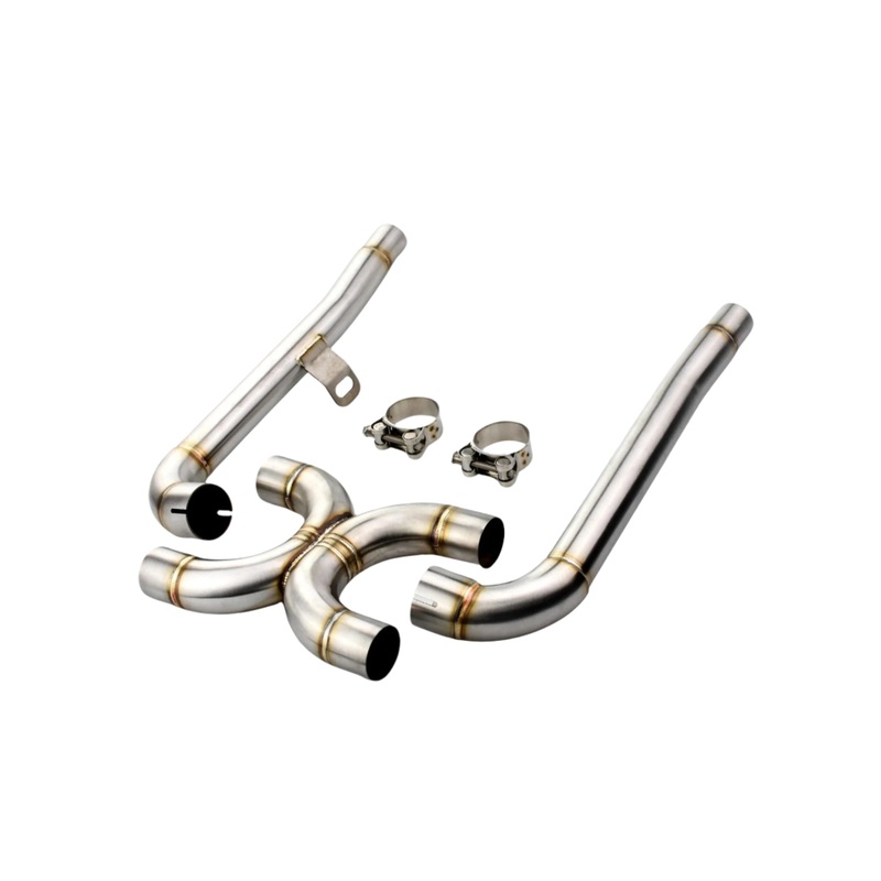 Triumph Bonneville Xpipe with exhaust pipe