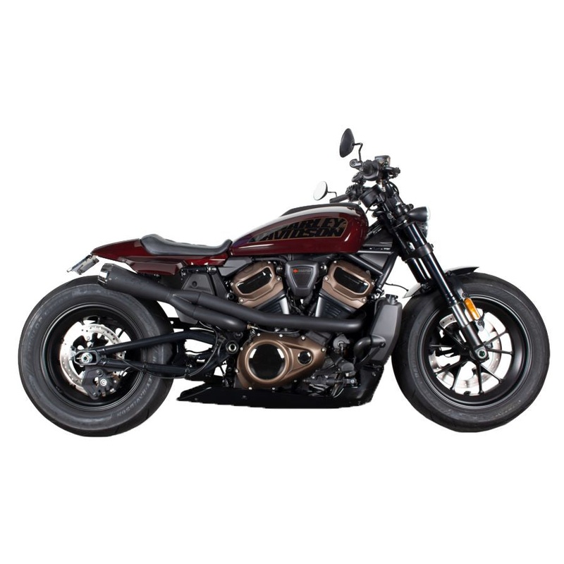 Two Brothers Comp-S 2 into 1 Exhaust for 2021+ Sportster S – Black Ceramic Finish