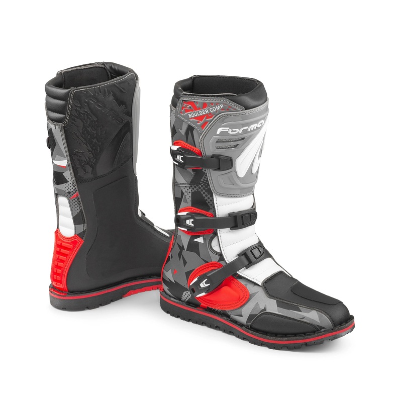 Forma Boulder Comp Off-Road Boots Camo / Red / White / Grey