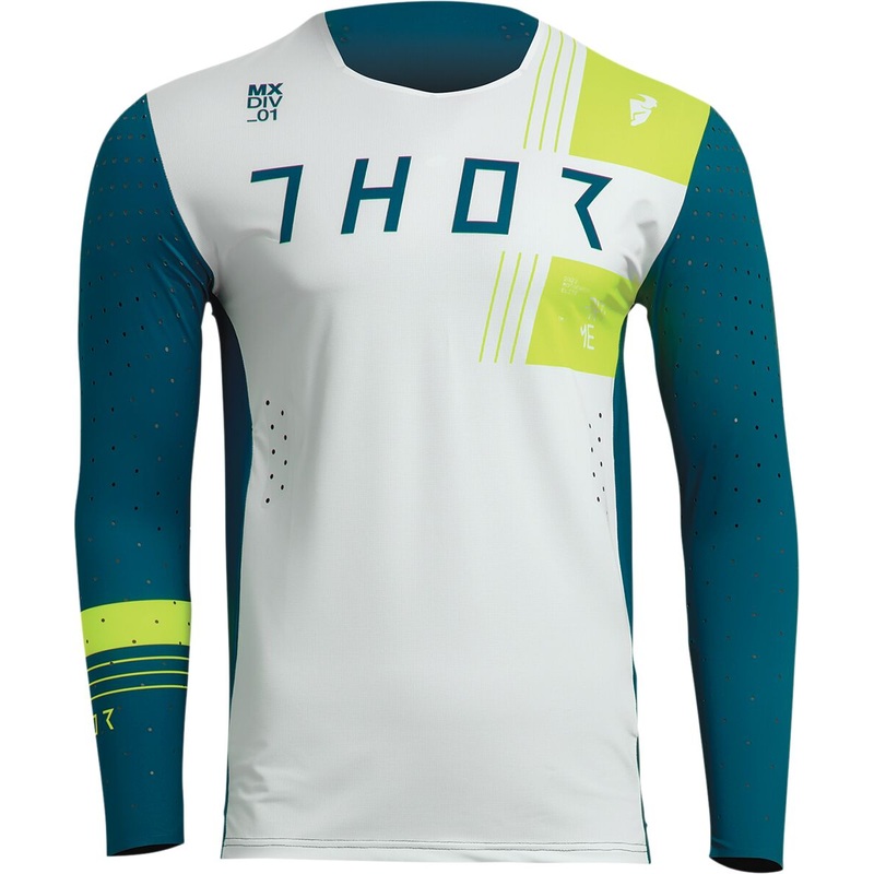 Thor Prime Strike Jersey Acid / Teal / White