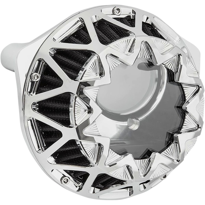 Crossfire Air Cleaner, Chrome – 17-23 Milwaukee 8