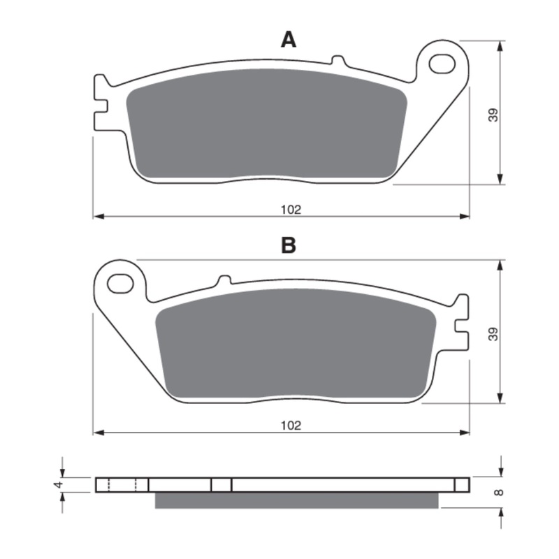 GOLDfren Brake Pads GF022 – GP5