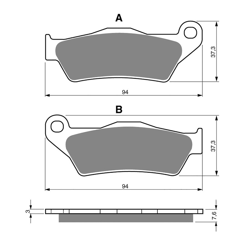 GOLDfren Brake Pads Sintered Sports GF031 – S3 (PH114)