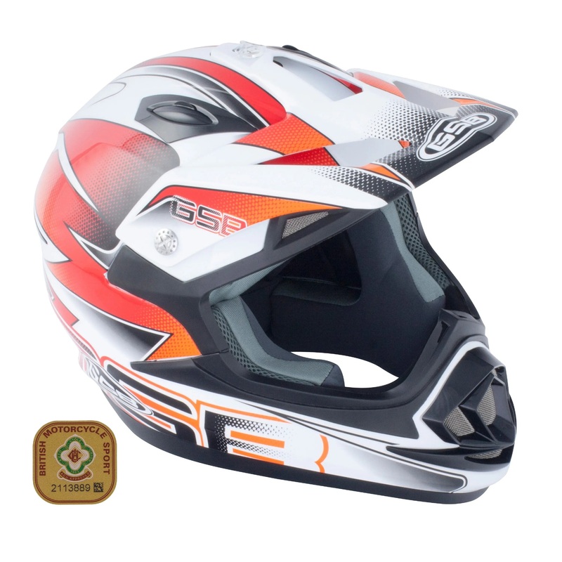GSB XP-14B MX Off-Road Gloss Graphic Orange