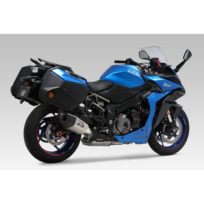 GSX-S1000GT 2022-25 R-11Sq Stainless Slip-on Exhaust w/ Satin Muffler