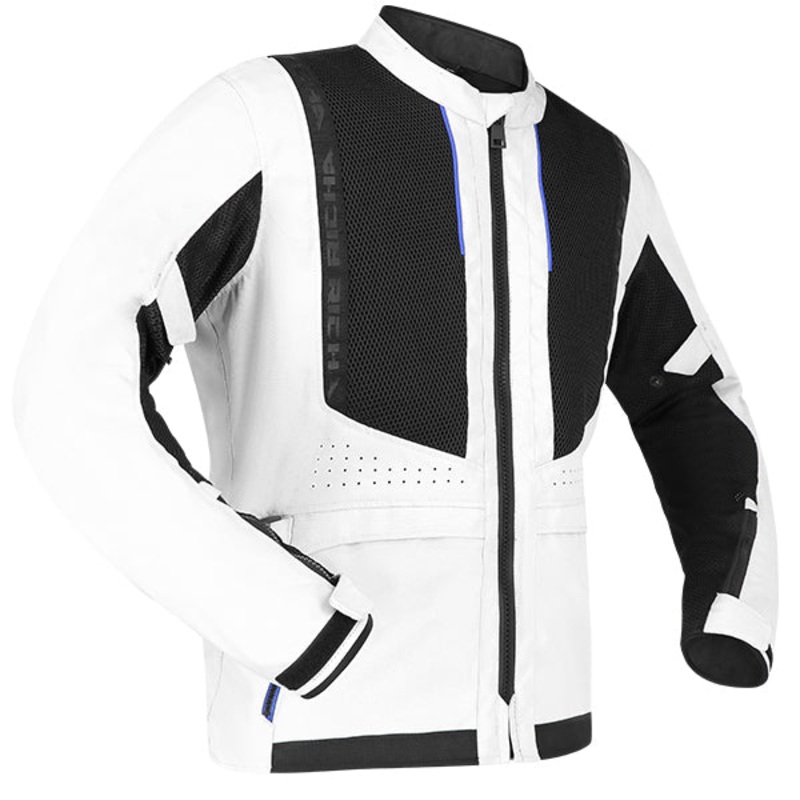 Richa Monaco Mesh Waterproof Textile Jacket Light Grey