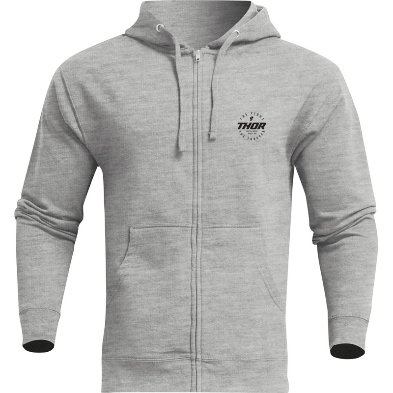 Thor Stadium Zip-Up Sweatshirt Heather Grey