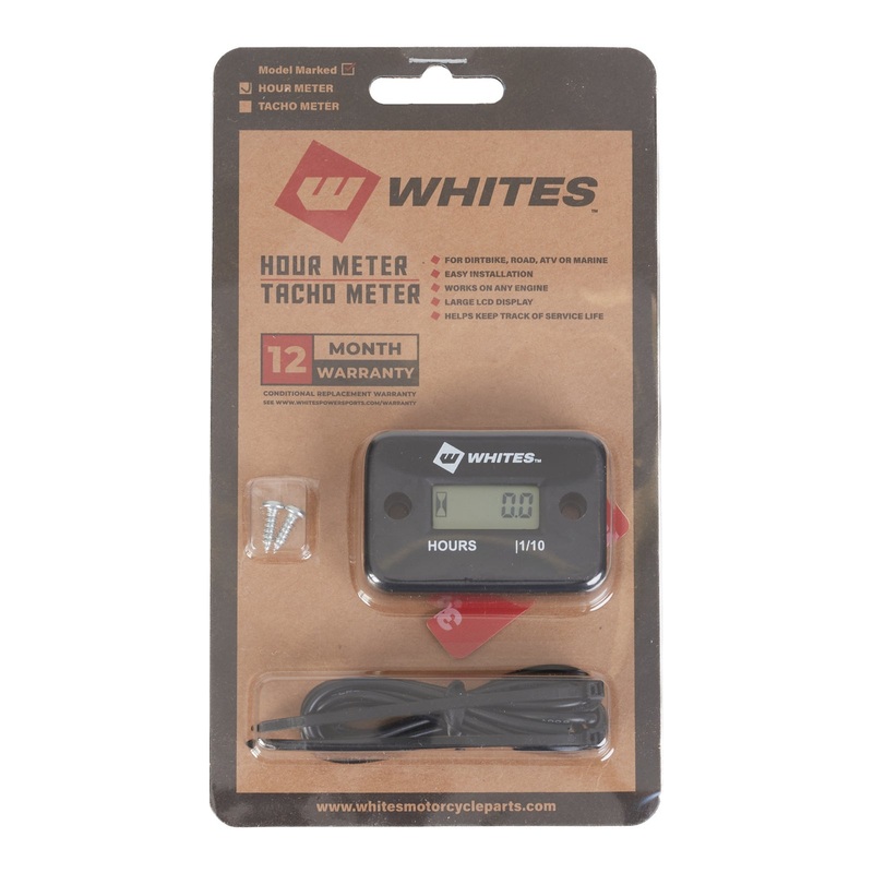 Whites Hour Meter – Black