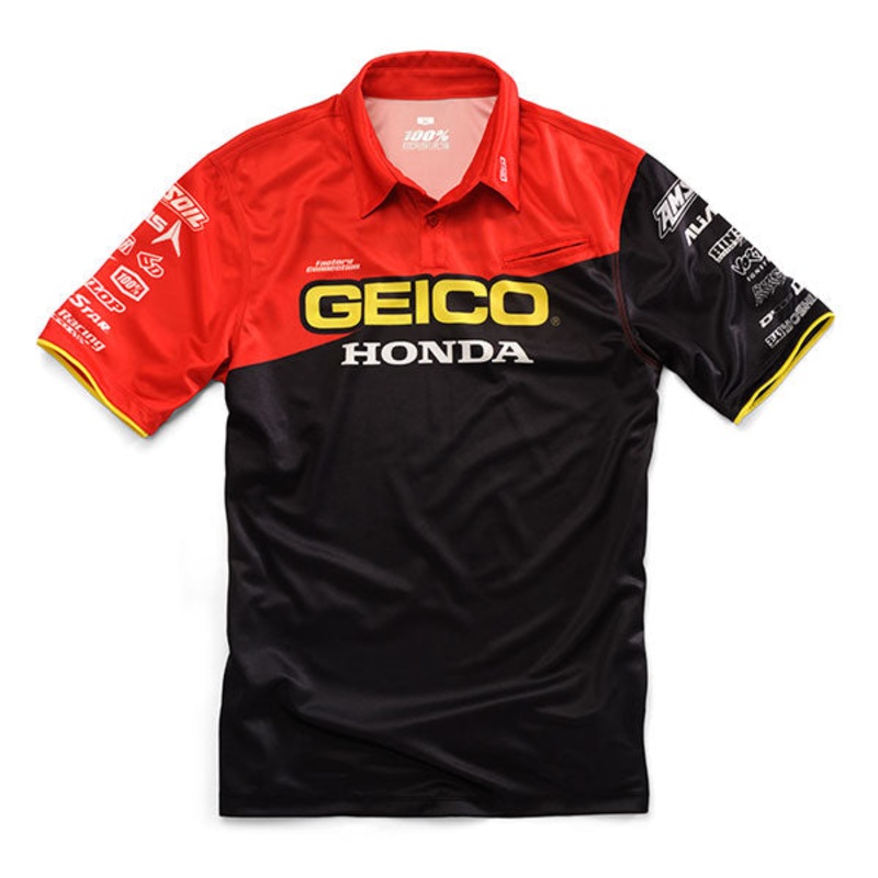 100% – Geico/Honda Team Pit Shirt