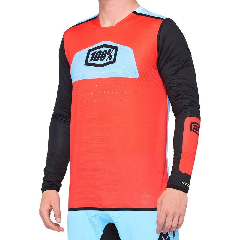 100% R-Core X Jersey Fluo Red / Black