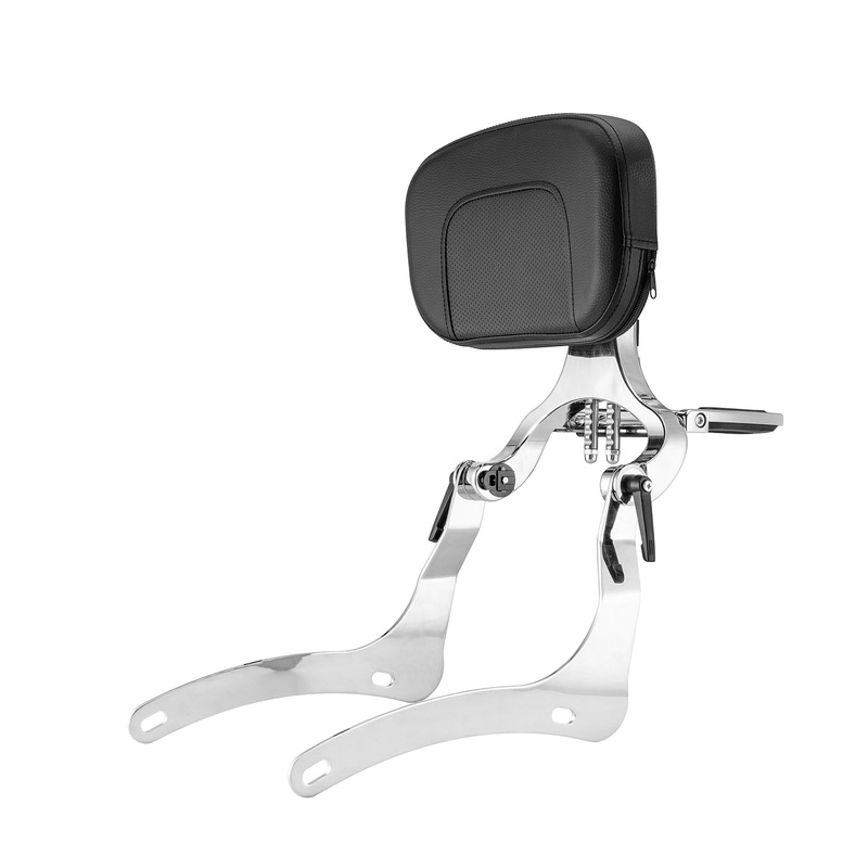 2006-2025 Kawasaki Vulcan 900 2000 Chrome Multi-Function Foldable Passenger Driver Backrest Sissy Bar