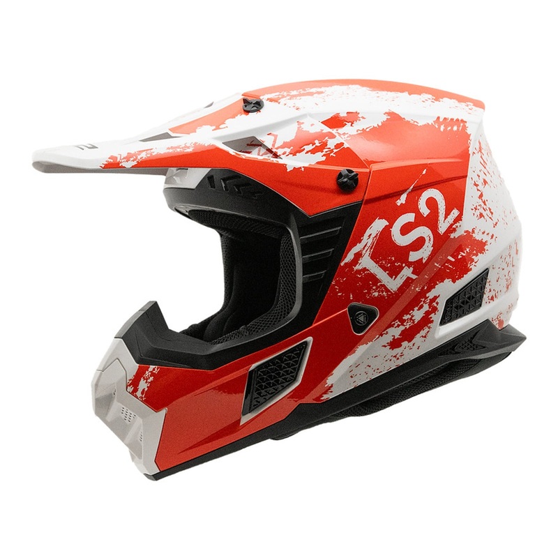 LS2 MX706 COZ Hyde Helmet – Red / White 06