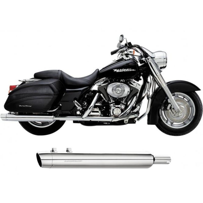 SE Series Touring Slip-On Muffler Chrome