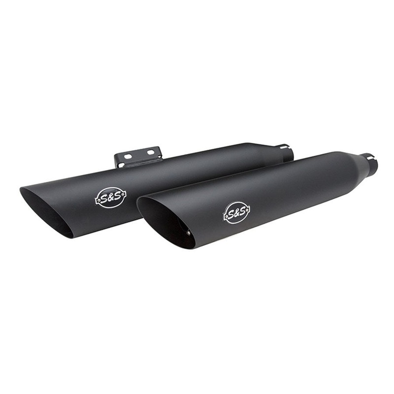 Slash Cut Race Slip-On Mufflers For Fatboy, Lowrider and Breakout models