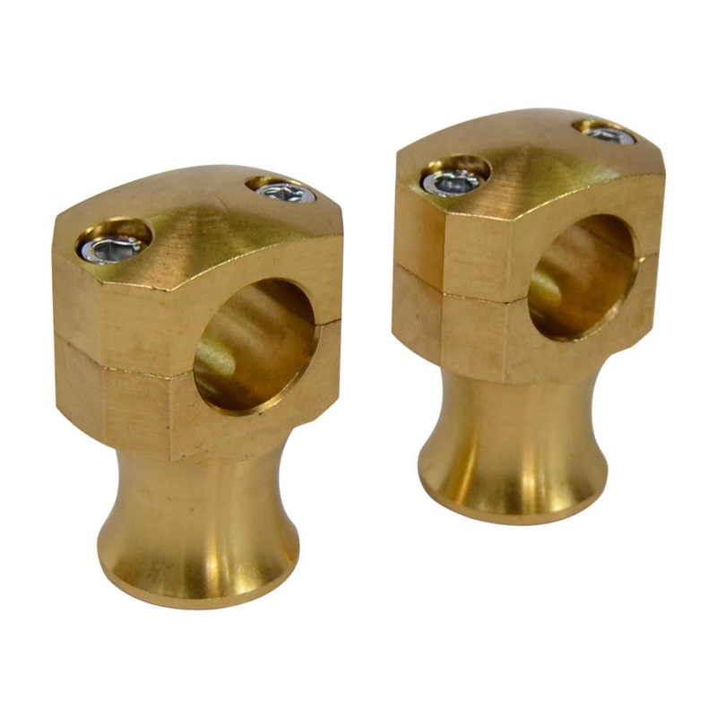 2″ Shorty Risers – Brass